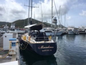 At the Dock in Marina Fort Louis, Marigot